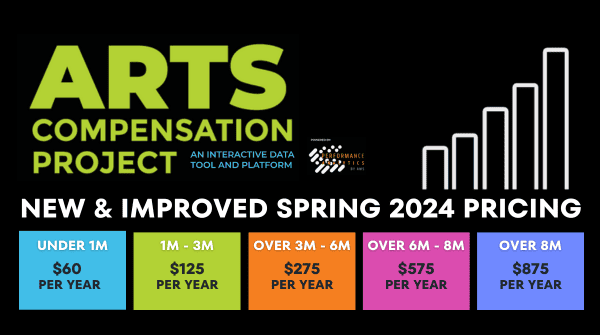 ARTS Compensation Project Spring 2024 Pricing Table Graphic